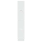 Mobiletto da Farmacia Bianco 30x41x174,5 cm Legno Agglomerato