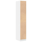 Mobiletto da Farmacia Bianco 30x41x174,5 cm Legno Agglomerato