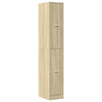 Armadietto da Farmacia Rovere Sonoma 30x41x174,5 cm Truciolato