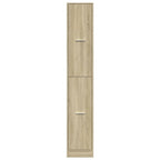 Armadietto da Farmacia Rovere Sonoma 30x41x174,5 cm Truciolato