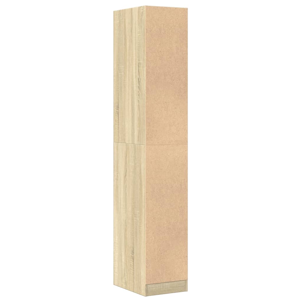 Armadietto da Farmacia Rovere Sonoma 30x41x174,5 cm Truciolato