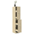 Armadietto da Farmacia Rovere Sonoma 30x41x174,5 cm Truciolato
