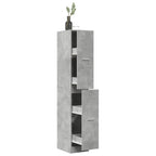 Armadietto da Farmacia Grigio Cemento 30x41x174,5 cm Truciolato