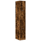 Armadietto da Farmacia Rovere Fumo 30x41x174,5 cm in Truciolato