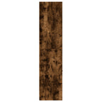 Armadietto da Farmacia Rovere Fumo 30x41x174,5 cm in Truciolato