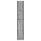 Armadietto da Farmacia Grigio Sonoma 30x41x174,5 cm Truciolato