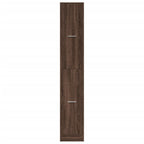 Armadietto da Farmacia Rovere Marrone 30x41x174,5 cm Truciolato