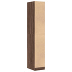 Armadietto da Farmacia Rovere Marrone 30x41x174,5 cm Truciolato