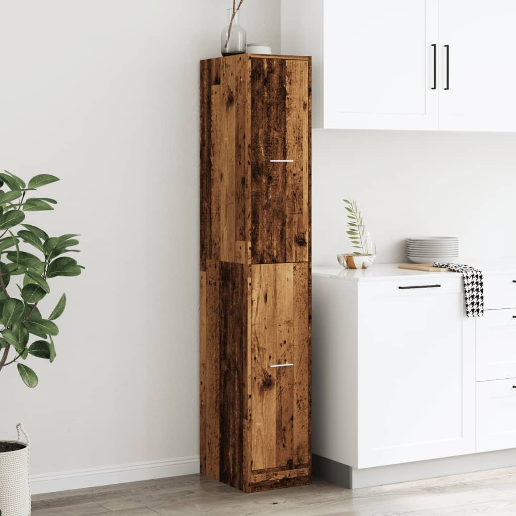 Armadietto da Farmacia Legno Vecchio 30x41x174,5 cm Truciolato