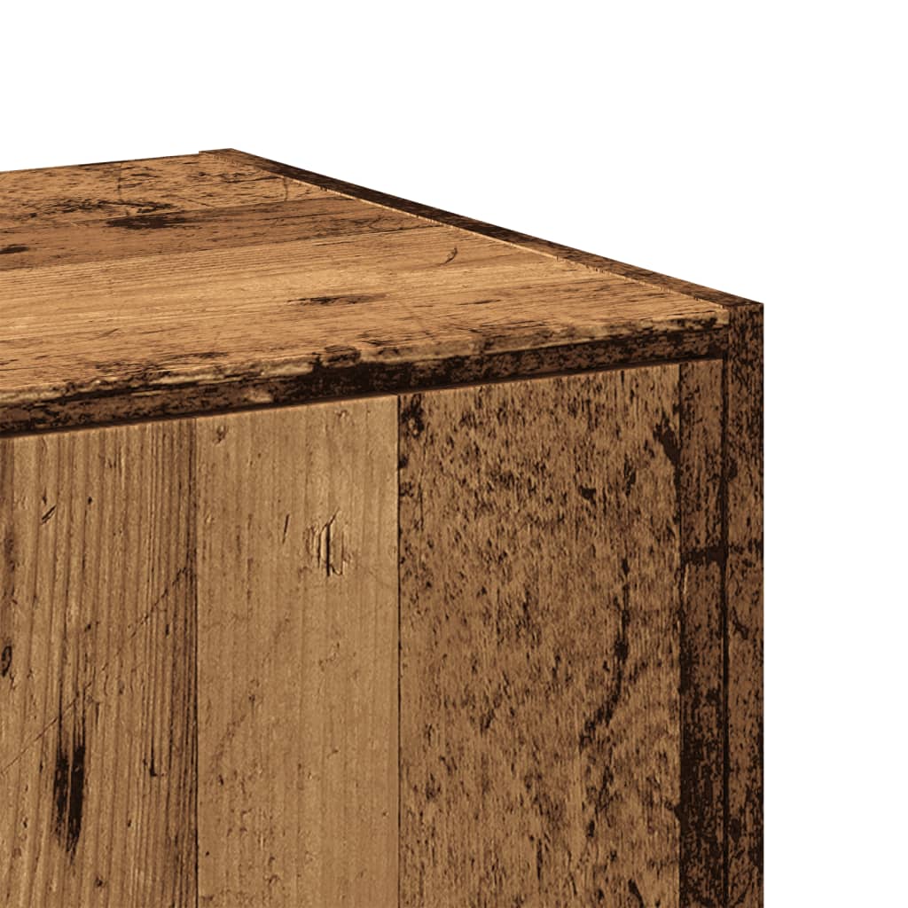 Armadietto da Farmacia Legno Vecchio 30x41x174,5 cm Truciolato