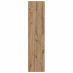 Armadietto da Farmacia Rovere 30x41x174,5 cm in Truciolato