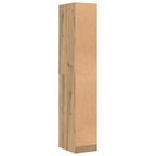 Armadietto da Farmacia Rovere 30x41x174,5 cm in Truciolato