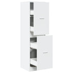 Armadietto da Farmacia Bianco 40x41x144,5 cm in Truciolato