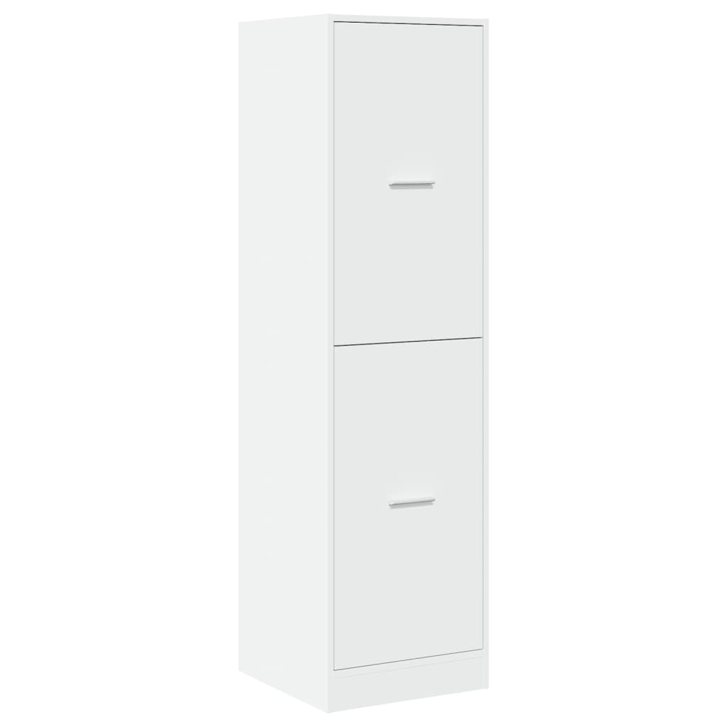 Armadietto da Farmacia Bianco 40x41x144,5 cm in Truciolato
