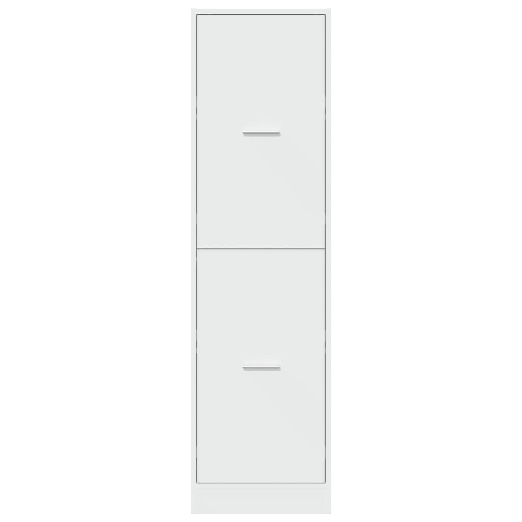 Armadietto da Farmacia Bianco 40x41x144,5 cm in Truciolato