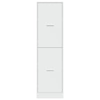 Armadietto da Farmacia Bianco 40x41x144,5 cm in Truciolato