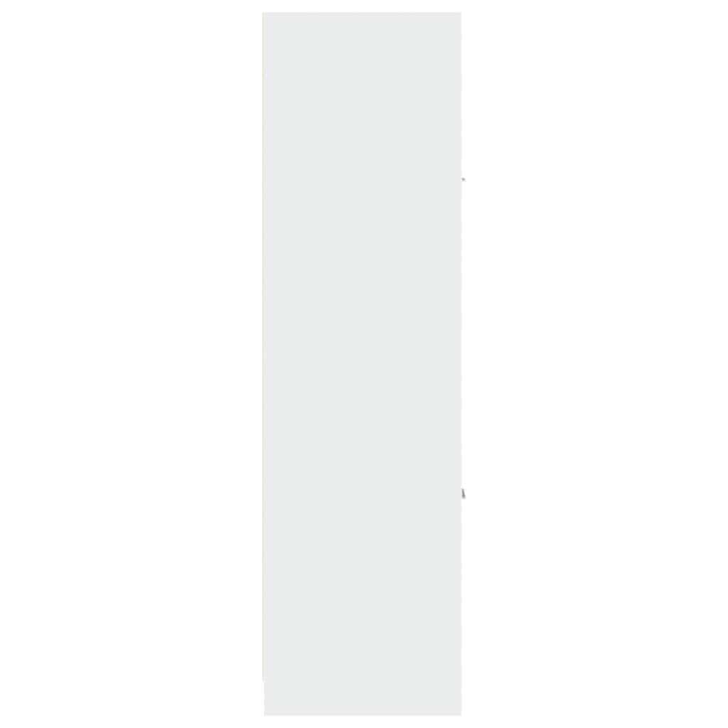 Armadietto da Farmacia Bianco 40x41x144,5 cm in Truciolato