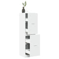 Armadietto da Farmacia Bianco 40x41x144,5 cm in Truciolato