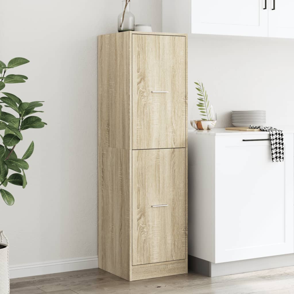 Armadietto da Farmacia Rovere Sonoma 40x41x144,5 cm Truciolato