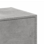 Armadietto da Farmacia Grigio Cemento 40x41x144,5 cm Truciolato