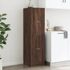Armadietto da Farmacia Rovere Marrone 40x41x144,5 cm Truciolato