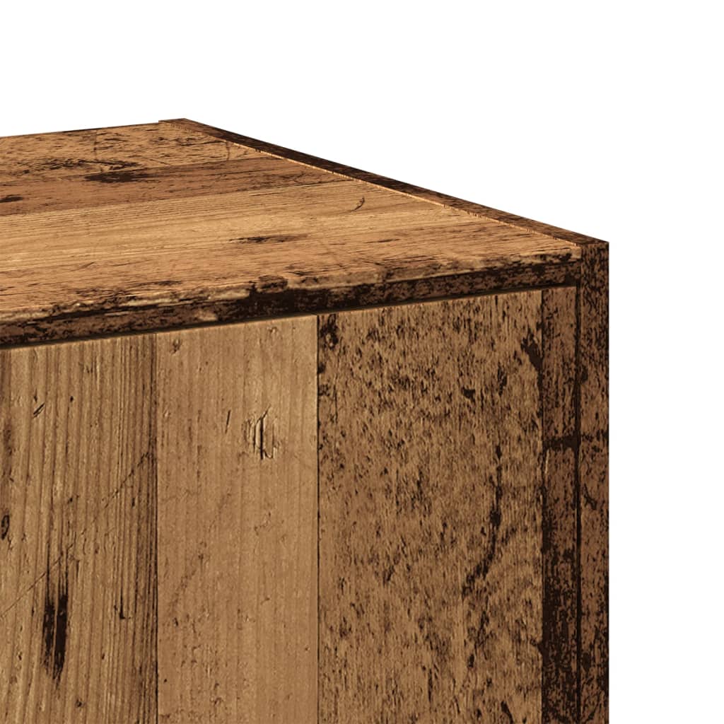 Armadietto da Farmacia Legno Vecchio 40x41x144,5 cm Truciolato