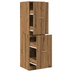 Armadietto da Farmacia Rovere 40x41x144,5 cm in Truciolato