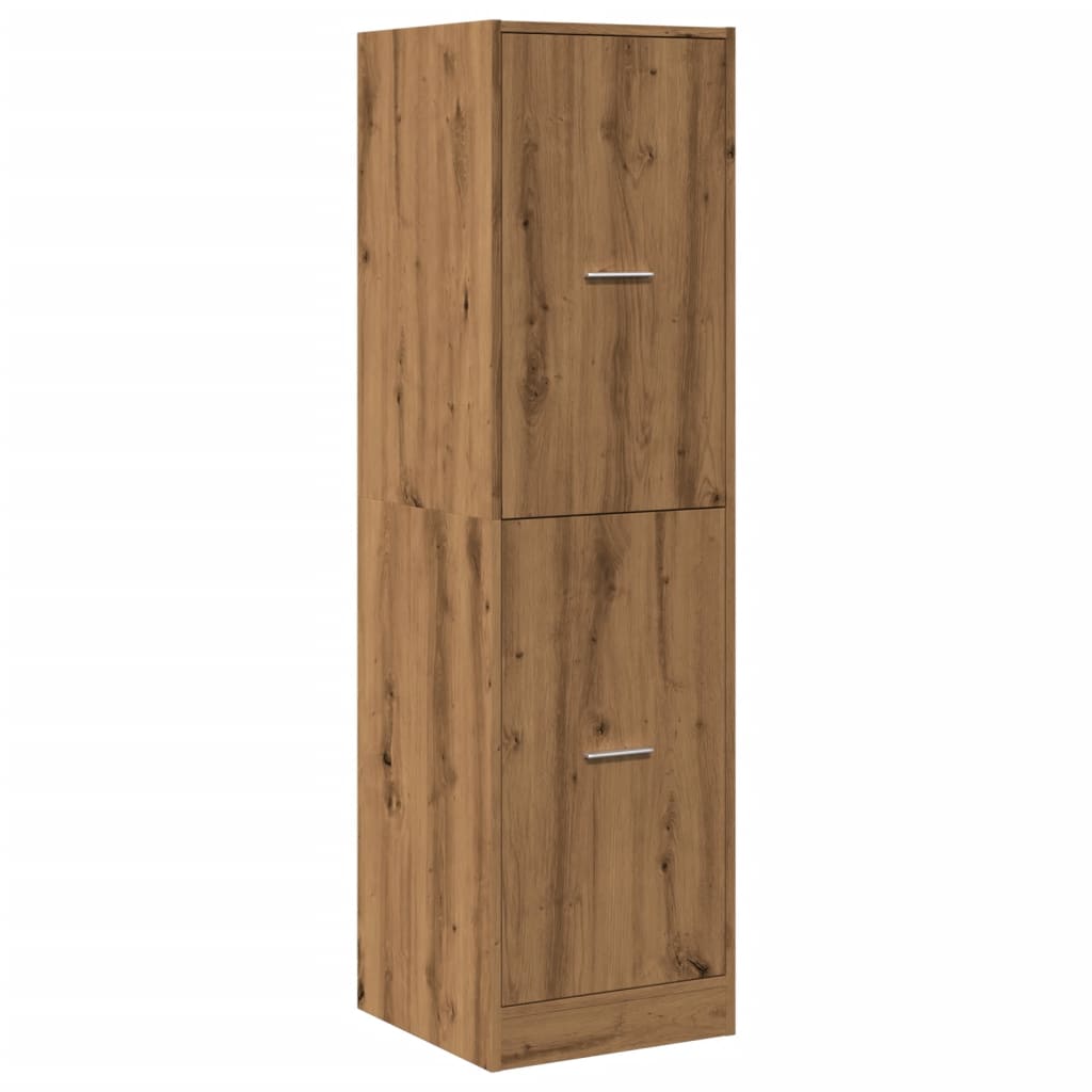 Armadietto da Farmacia Rovere 40x41x144,5 cm in Truciolato