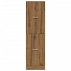 Armadietto da Farmacia Rovere 40x41x144,5 cm in Truciolato