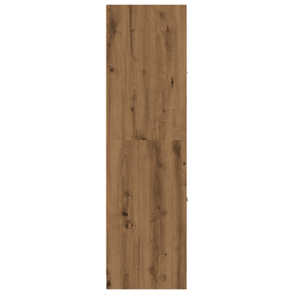 Armadietto da Farmacia Rovere 40x41x144,5 cm in Truciolato
