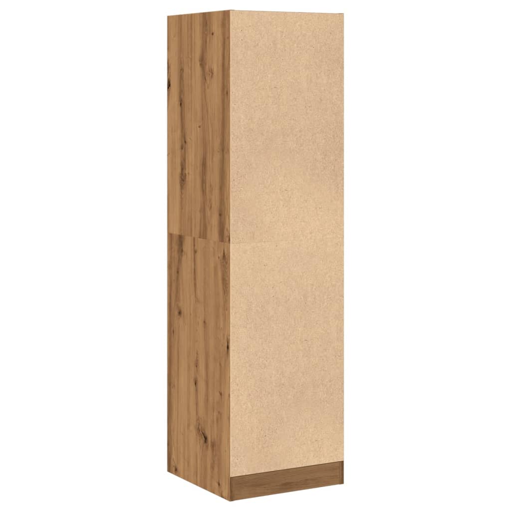 Armadietto da Farmacia Rovere 40x41x144,5 cm in Truciolato
