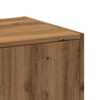 Armadietto da Farmacia Rovere 40x41x144,5 cm in Truciolato