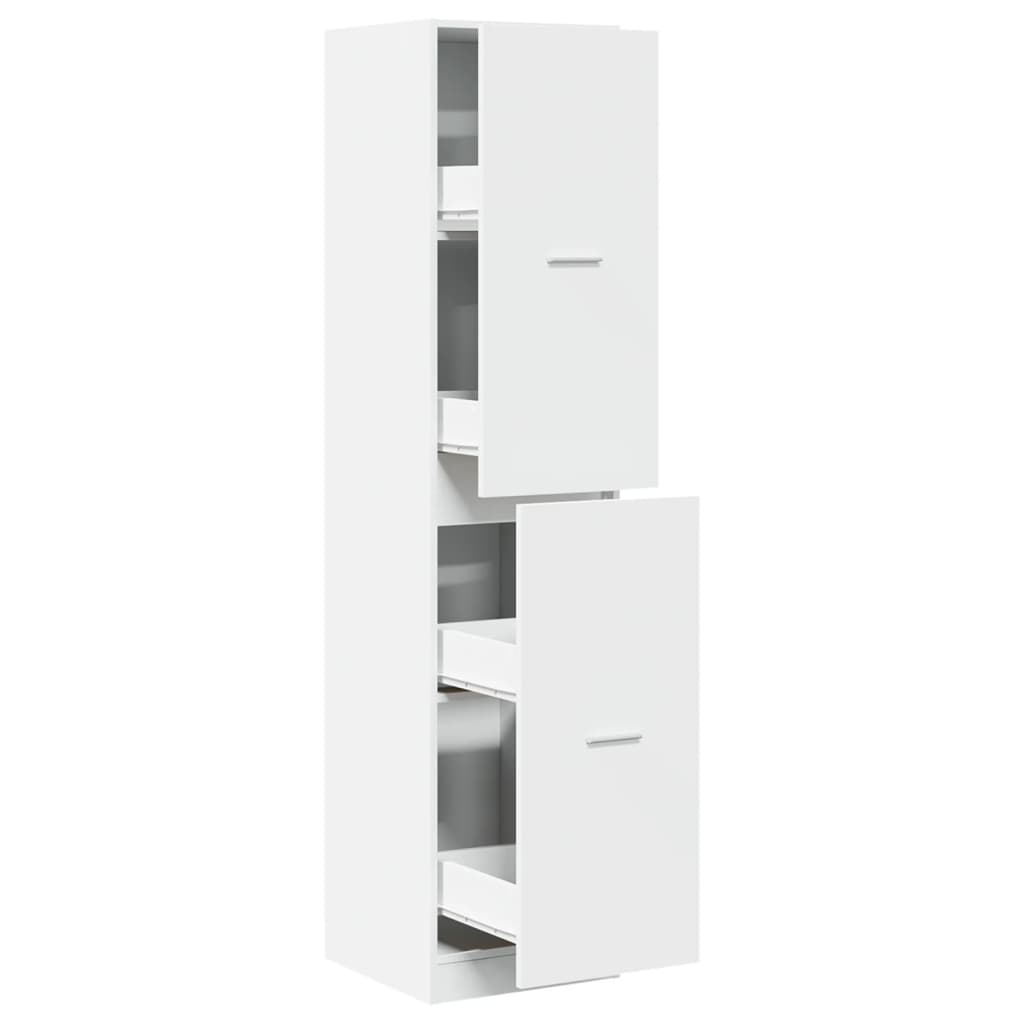 Armadietto da Farmacia Bianco 40x41x174,5 cm in Truciolato