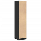 Armadietto da Farmacia Nero 40x41x174,5 cm in Truciolato