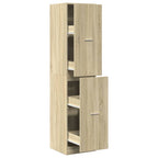 Armadietto da Farmacia Rovere Sonoma 40x41x174,5 cm Truciolato
