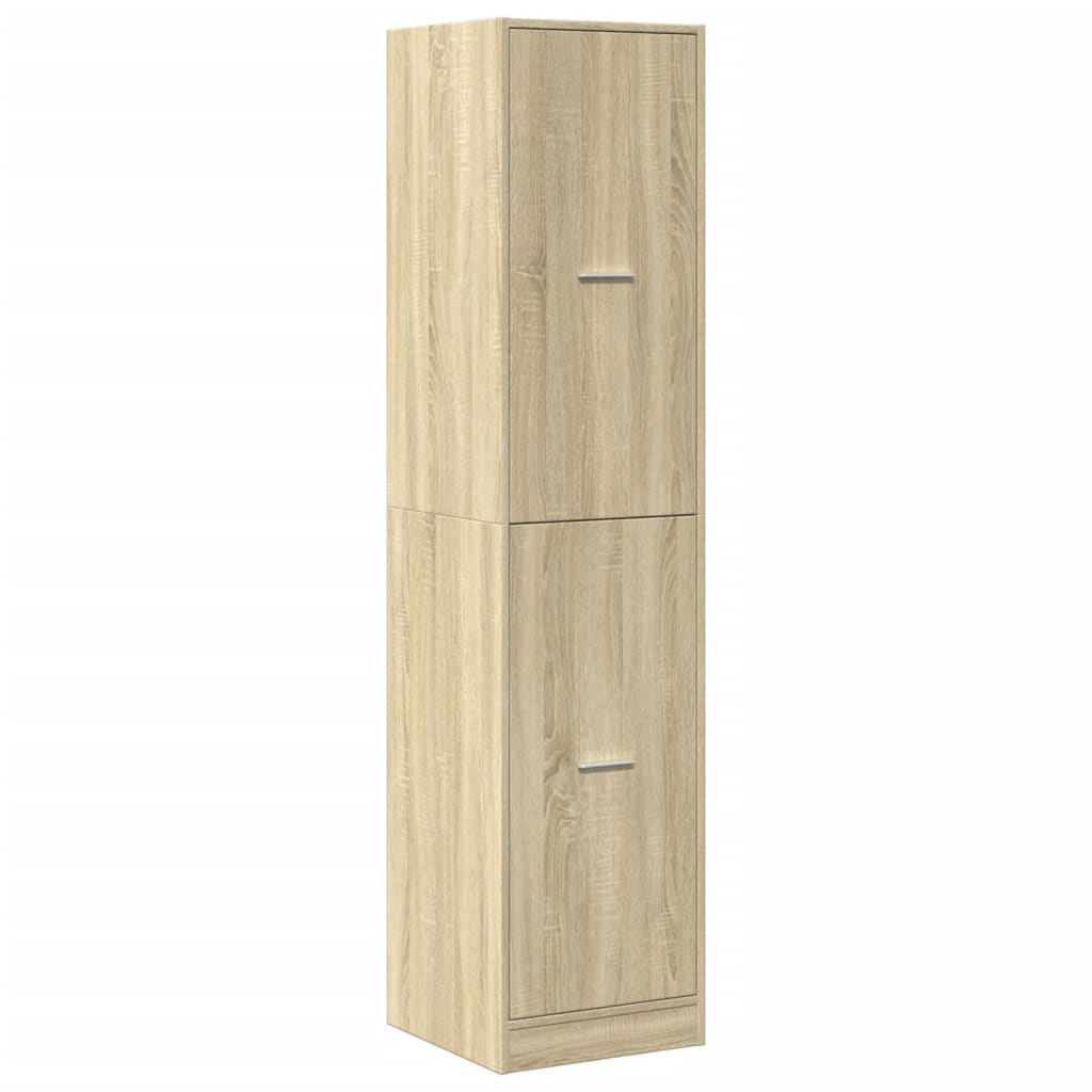 Armadietto da Farmacia Rovere Sonoma 40x41x174,5 cm Truciolato