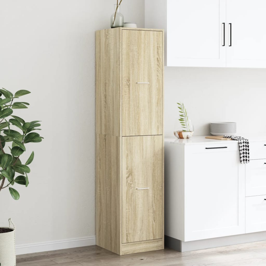 Armadietto da Farmacia Rovere Sonoma 40x41x174,5 cm Truciolato