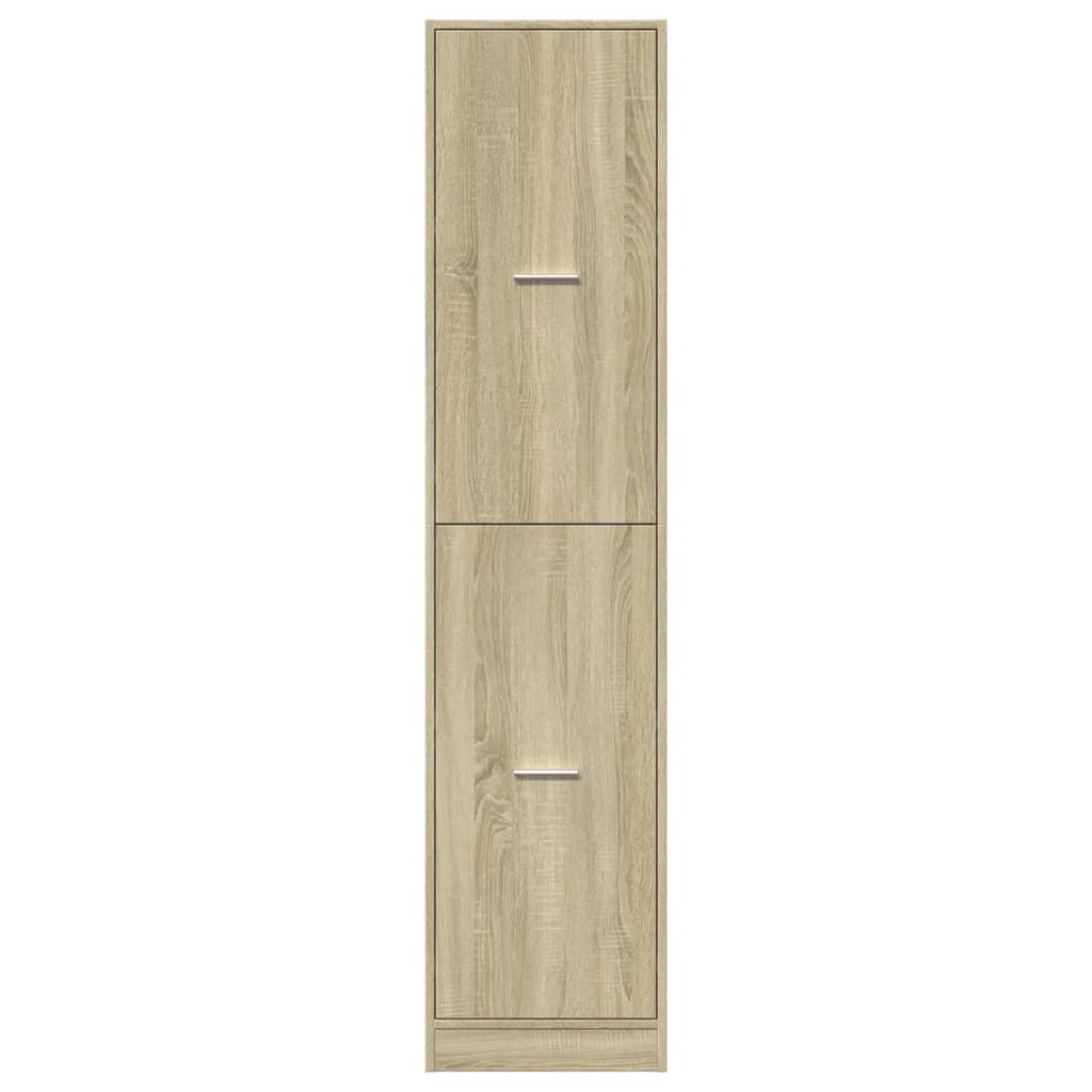 Armadietto da Farmacia Rovere Sonoma 40x41x174,5 cm Truciolato