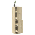Armadietto da Farmacia Rovere Sonoma 40x41x174,5 cm Truciolato