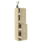 Armadietto da Farmacia Rovere Sonoma 40x41x174,5 cm Truciolato