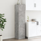 Armadietto da Farmacia Grigio Cemento 40x41x174,5 cm Truciolato