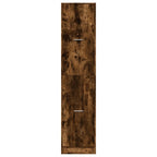 Armadietto da Farmacia Rovere Fumo 40x41x174,5 cm in Truciolato