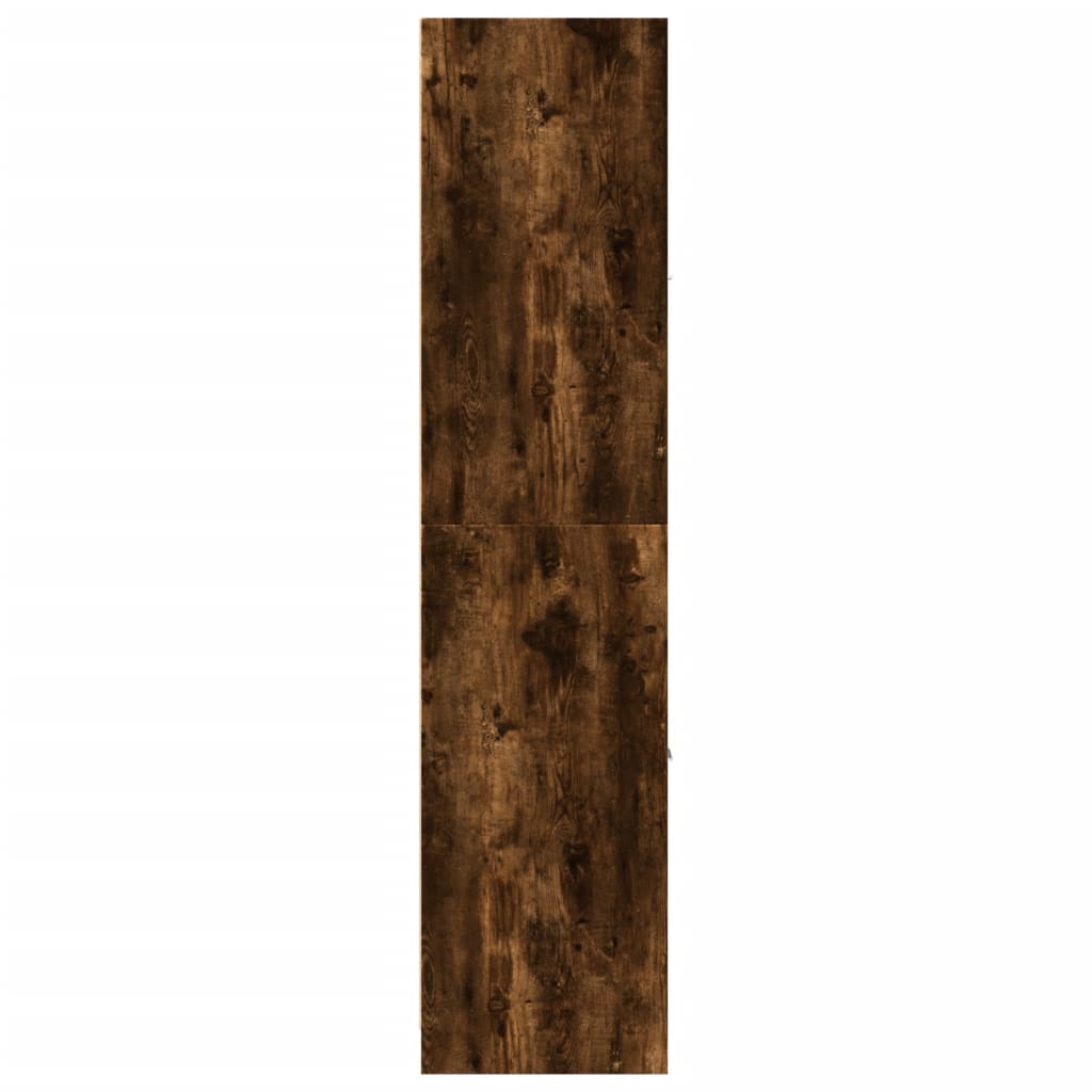 Armadietto da Farmacia Rovere Fumo 40x41x174,5 cm in Truciolato