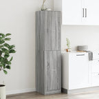 Armadietto da Farmacia Grigio Sonoma 40x41x174,5 cm Truciolato