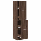 Armadietto da Farmacia Rovere Marrone 40x41x174,5 cm Truciolato