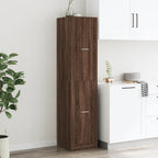 Armadietto da Farmacia Rovere Marrone 40x41x174,5 cm Truciolato