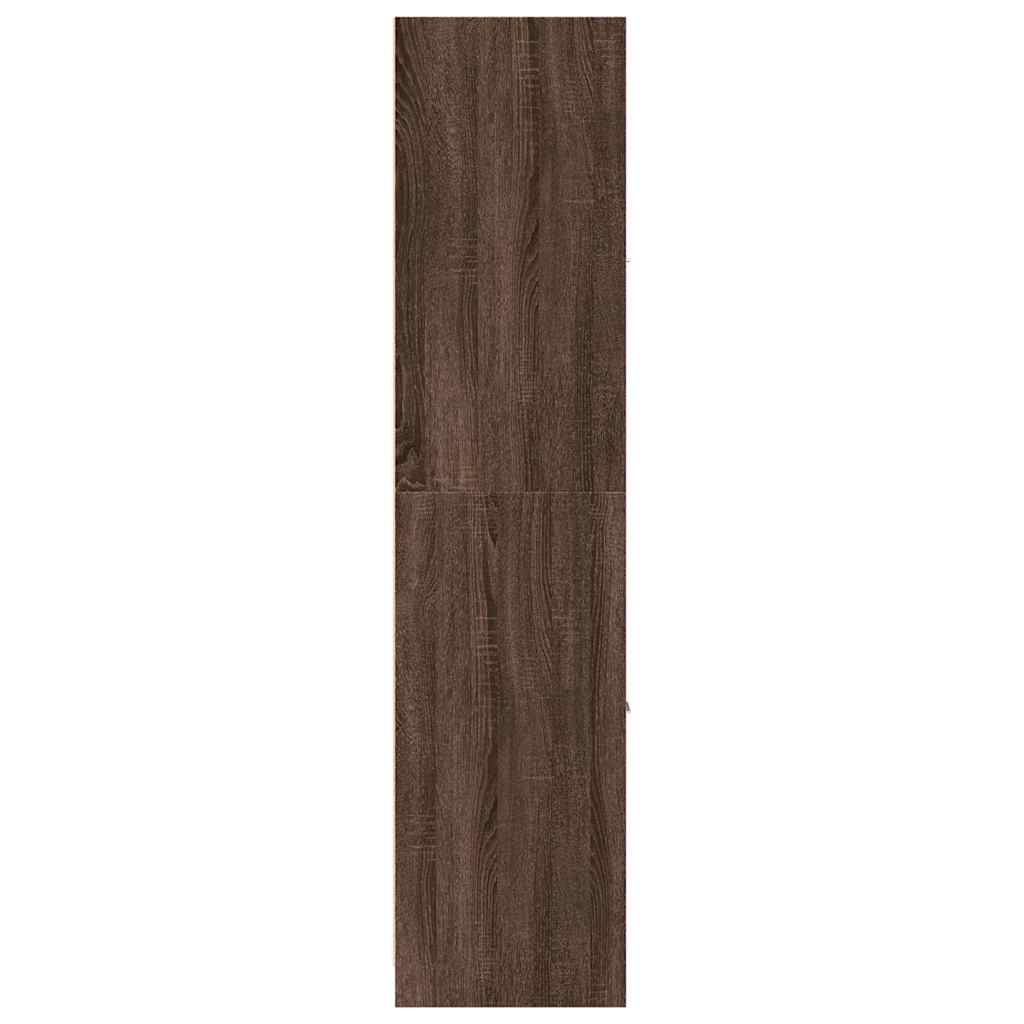 Armadietto da Farmacia Rovere Marrone 40x41x174,5 cm Truciolato