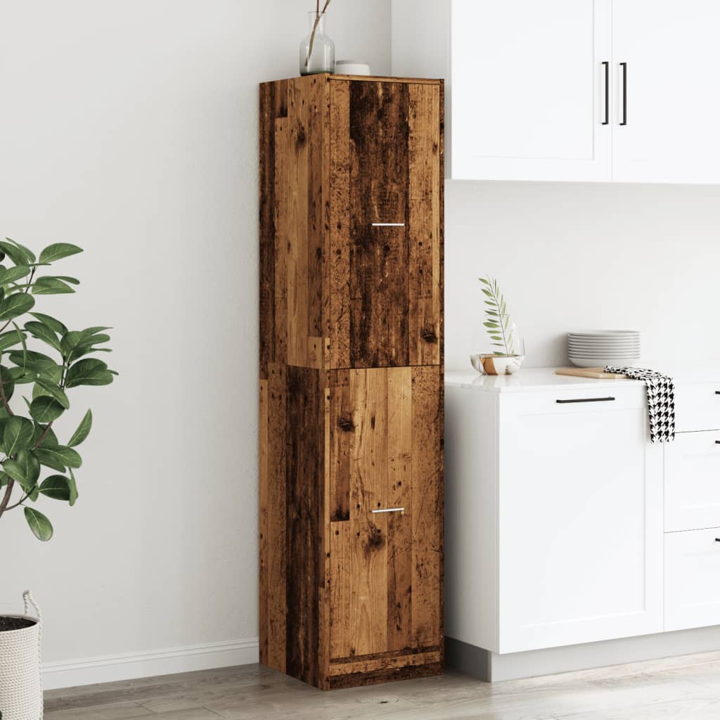 Armadietto da Farmacia Legno Vecchio 40x41x174,5 cm Truciolato