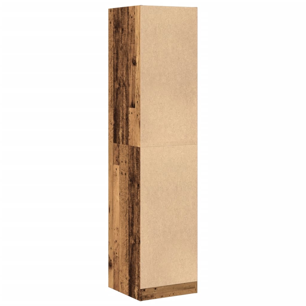 Armadietto da Farmacia Legno Vecchio 40x41x174,5 cm Truciolato
