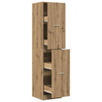 Armadietto da Farmacia Rovere 40x41x174,5 cm in Truciolato